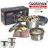 Bộ hộp đựng thực phẩm bằng thép không gỉ kín khí Coobinox® (CO-33-03) - Bộ có thể xếp chồng lên nhau SUS 304 (550ml x2 & 800ml x1)